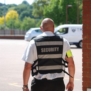 TMS Security Guard walking